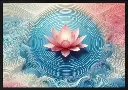 The Cosmic Lotus - Serenity in Bloom